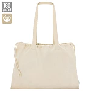 BORSA ORGANICA "ARONA" ECRU
