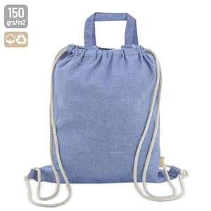 BORSA-ZAINO IN COTONE RICICLATO "AGRA"