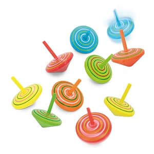 SET 10 TROTTOLE IN LEGNO "GIRO"