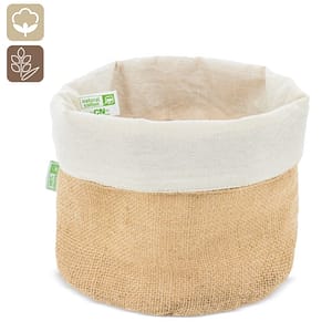 BORSA PER PANE COTONE E JUTA NATURALE "PAPÚA