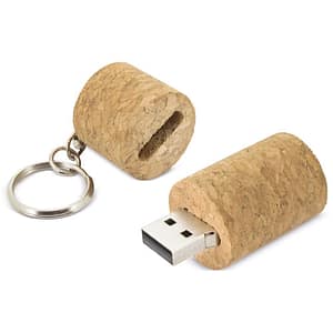 PORTACHIAVI USB 32GB SUGHERO