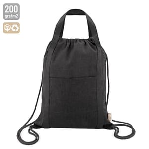 BORSA ZAINO IN COTONE RICICLATO "YALA"