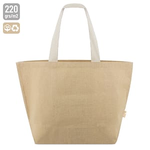 BORSA IN COTONE RICICLATO "SINNA"