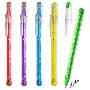 SET 10 PENNE CON INCHIOSTRO NERO "MAZE"