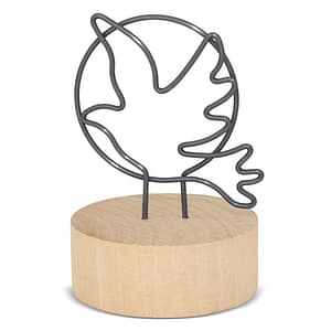 CLIP MEMO CON BASE IN LEGNO "ESPÍRITU"