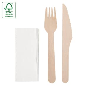 SET POSATE IN LEGNO 3 PZ "TAPA"