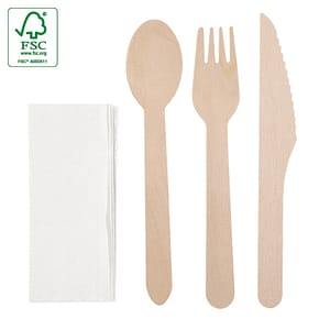 SET POSATE IN LEGNO 4 PZ "COMPLEC"