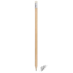 MATITA DI LEGNO CON CANCELLINO