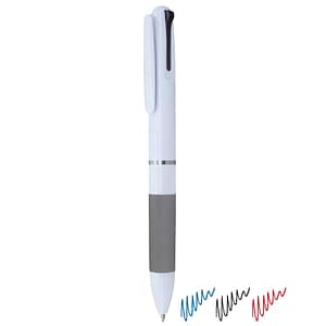 PENNA 3 COLORI CON ANELLI IN METALLO "FARVES"