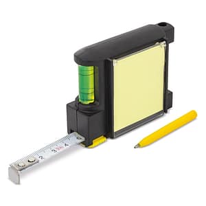 FLESSOMETRO 2M CON LIVELLO E NOTES "MEDY"