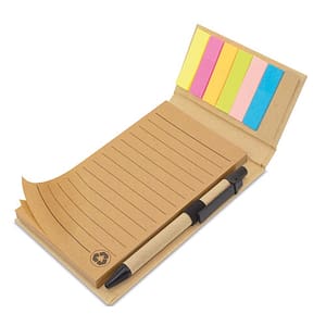 TACCUINO CON EVIDENZIATORE E PENNA “ECOLIFE”