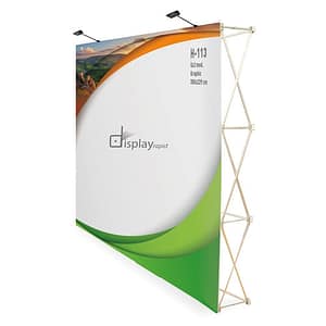 POP UP VELCRO 5 X 3 CON TROLLEY "SHOWROOM"