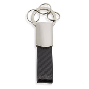 PORTACHIAVI METALLICO CARBON FIBER