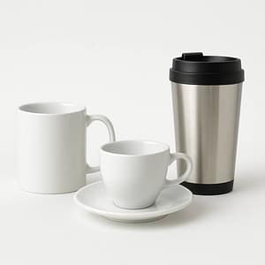 Tazze brocche e bicchieri