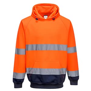 Felpa Bicolore con cappuccio Hi-Vis