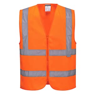 Gilet una banda orizzontale e due verticali Hi-Vis
