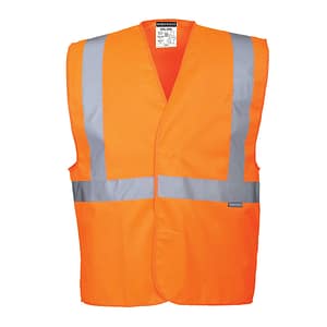 Gilet una banda orizzontale e due verticali Hi-Vis