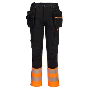 Pantaloni DX4 Craft alta visibilità classe 1 con tasche Holster staccabili