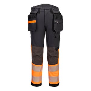 EV4  Pantaloni Stretch Hi-Vis Classe 1 Holster staccabile