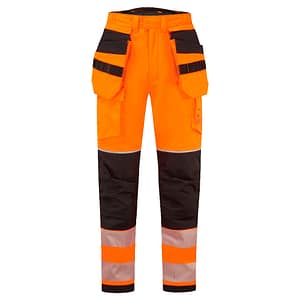 PW3 FR Modaflame Rain+ Hi-Vis Pantaloni invernali con tasche holster