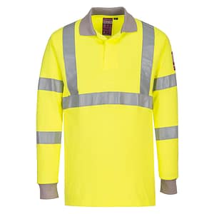 Polo manica lunga FR Modaflame antistatica Hi-Vis