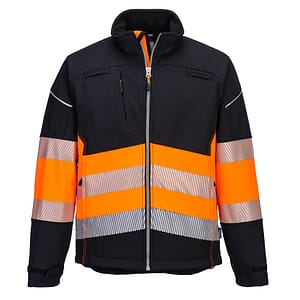 Giacca Softshell PW3 Hi-Vis Classe 1