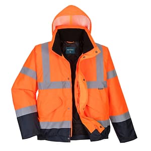 Bomber bicolore Hi-Vis