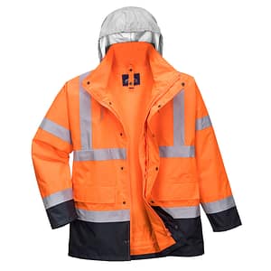 Giacca Traffic Bicolore 4 in 1 Hi-Vis