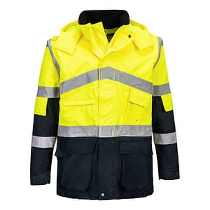 Giacca traspirante bicolore Hi-Vis