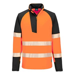 PW3 Felpa Hi-Vis zip 1/4
