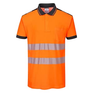 PW3 Polo manica corta Hi-Vis